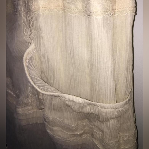 Off white creamy beige slip dress Angie size medium - Picture 10 of 12